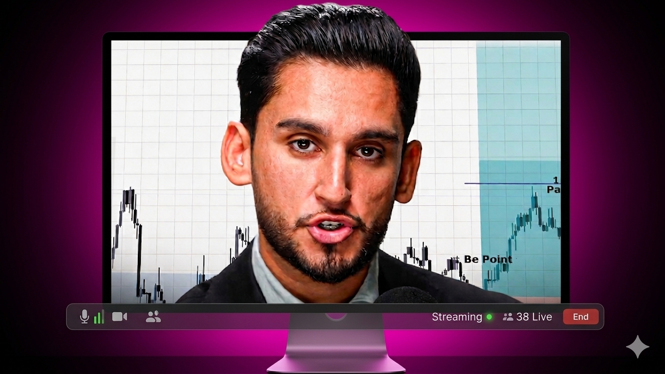 Waqar hosting a live bootcamp session